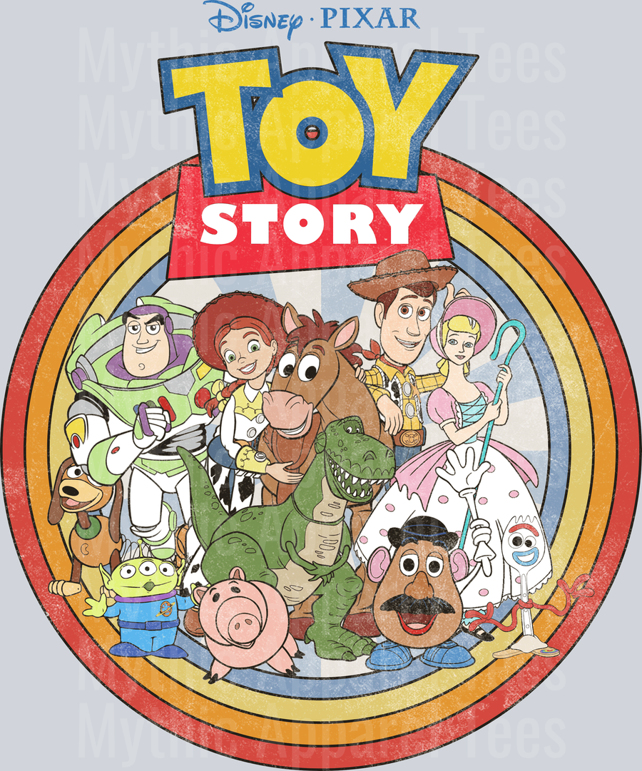 Toy Story Disney Circles DTF Disney Transfers
