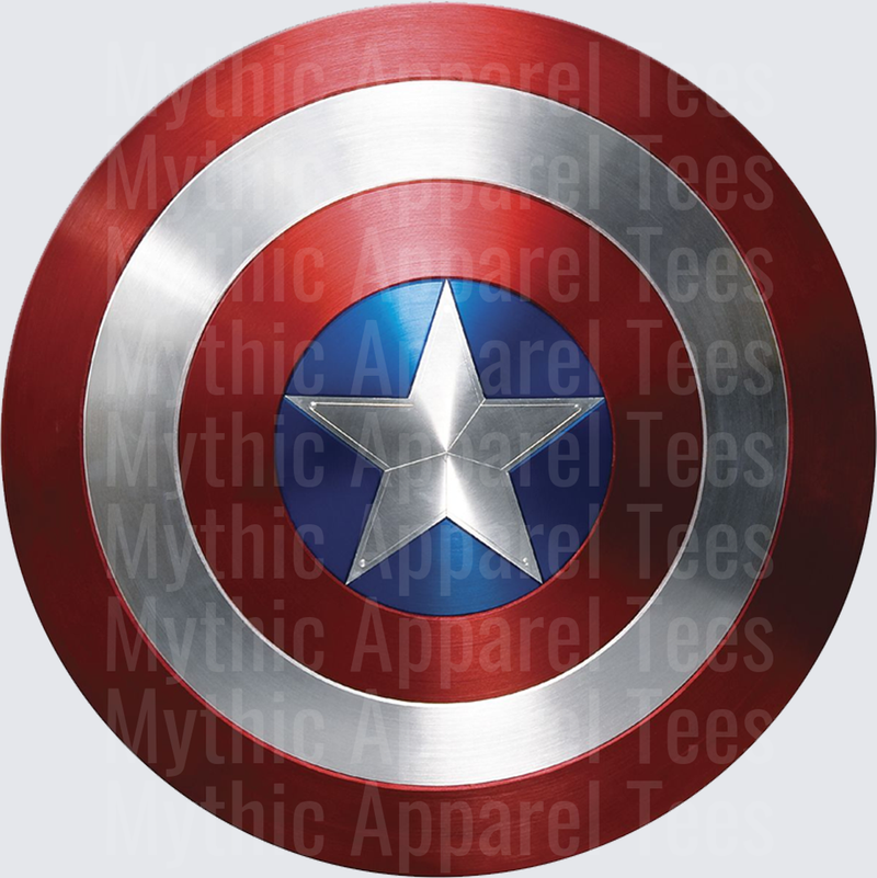 Marvel Super Heroes Captain America Vibranium Shield Red Silver Blue Star
