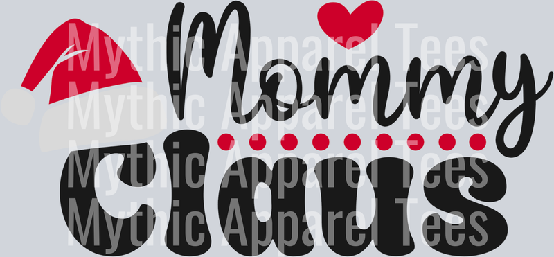 Mommy Claus Matching Christmas Design