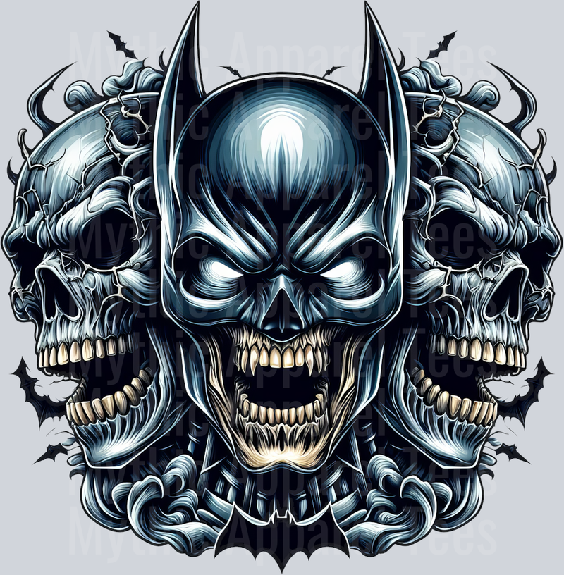 Batman Torment Skull Pt 2 DTF Superhero Transfers