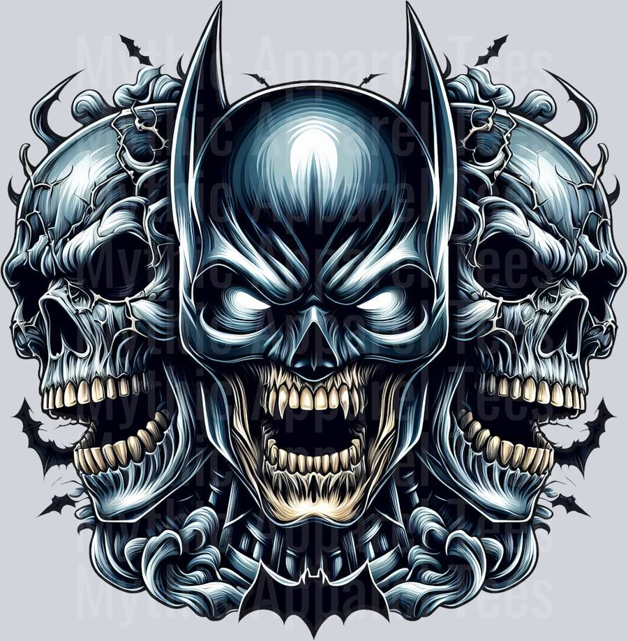 Batman Torment Skull Pt 2 DTF Superhero Transfers