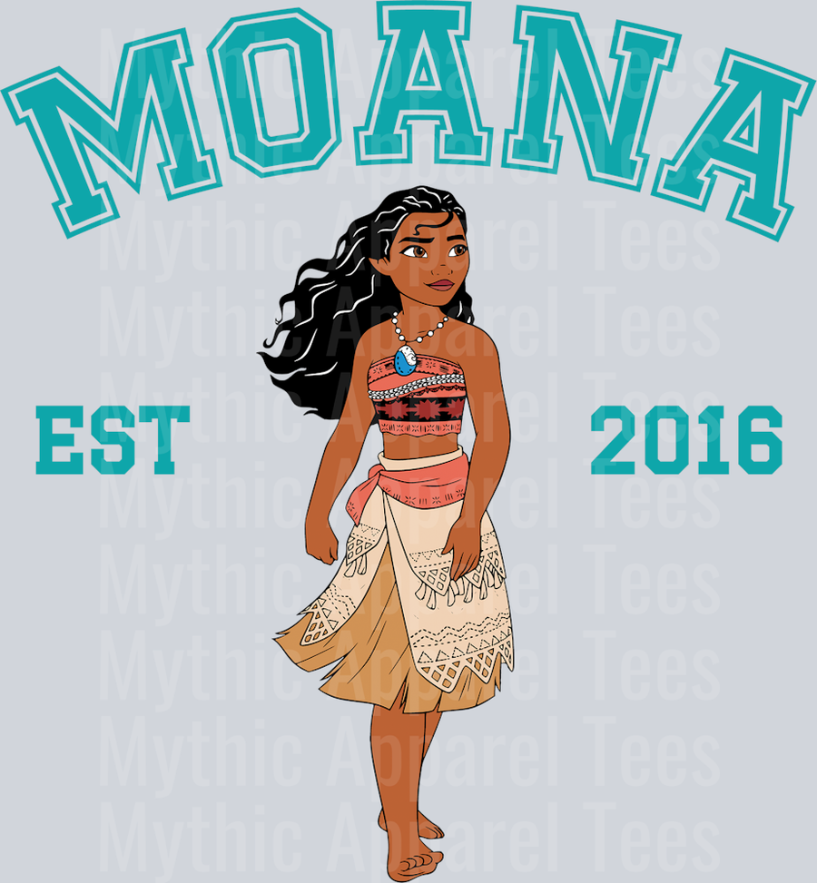 Moana EST 2016 Disney Moana DTF Moana Transfers