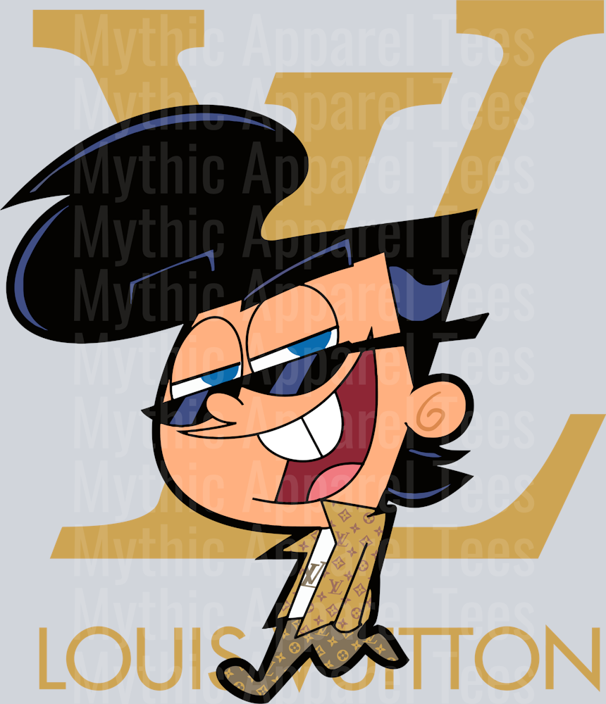 Timmy Turner Fairly Odd Parents LV Shirt DTF Luis Vuitton Transfers