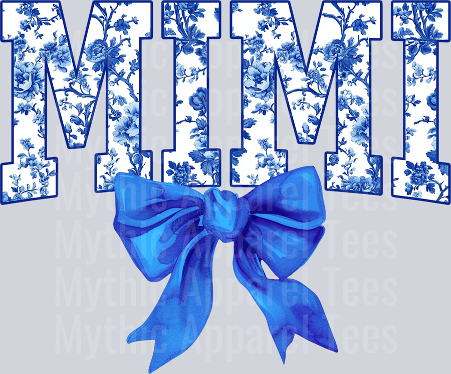 Blue Toile Mimi