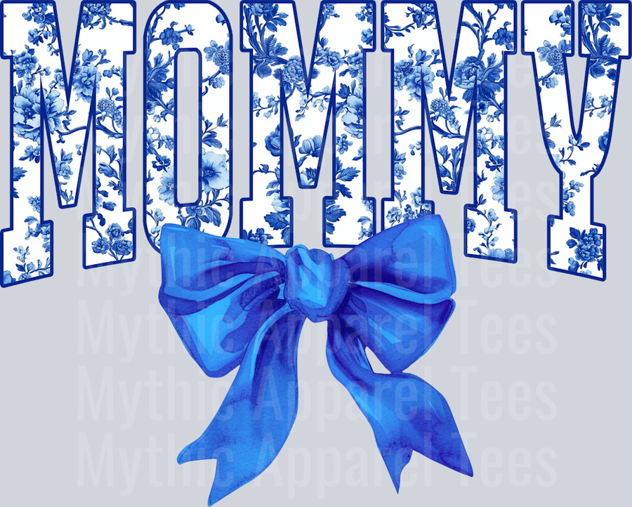 Blue Toile Mommy
