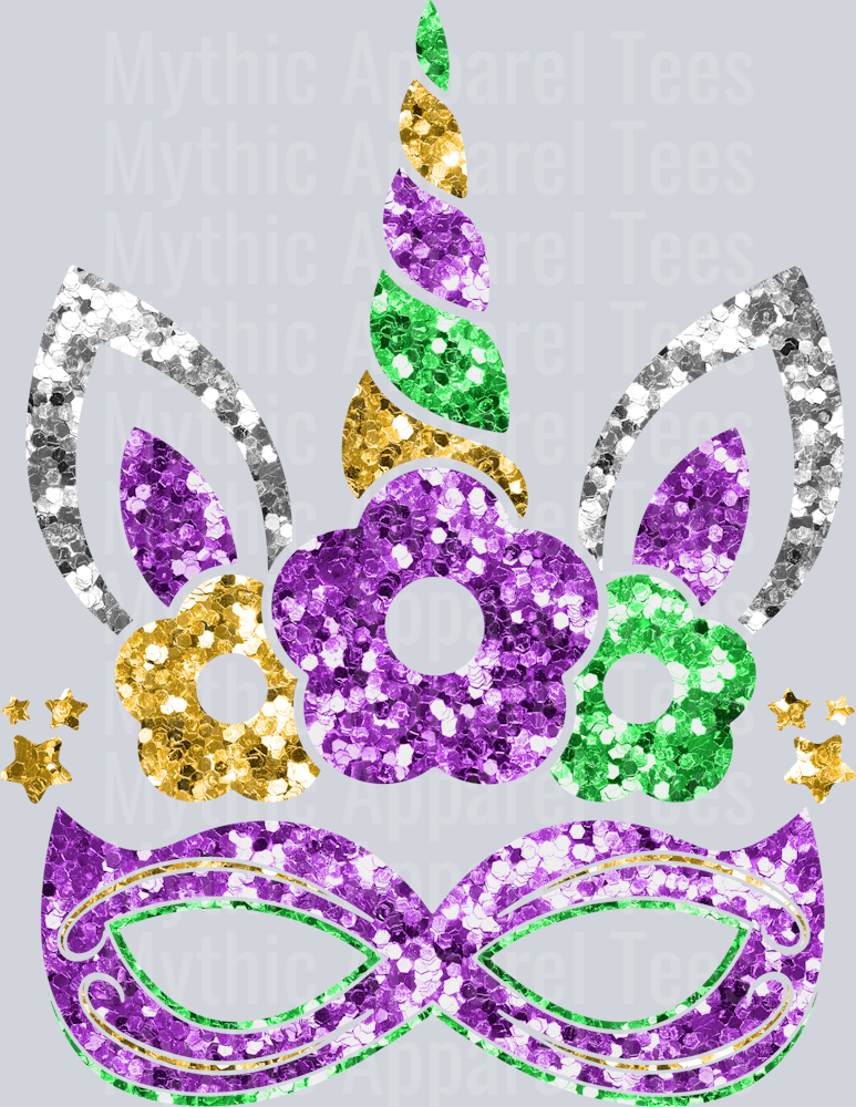 AZ726 Mardi Gras Rhinestone