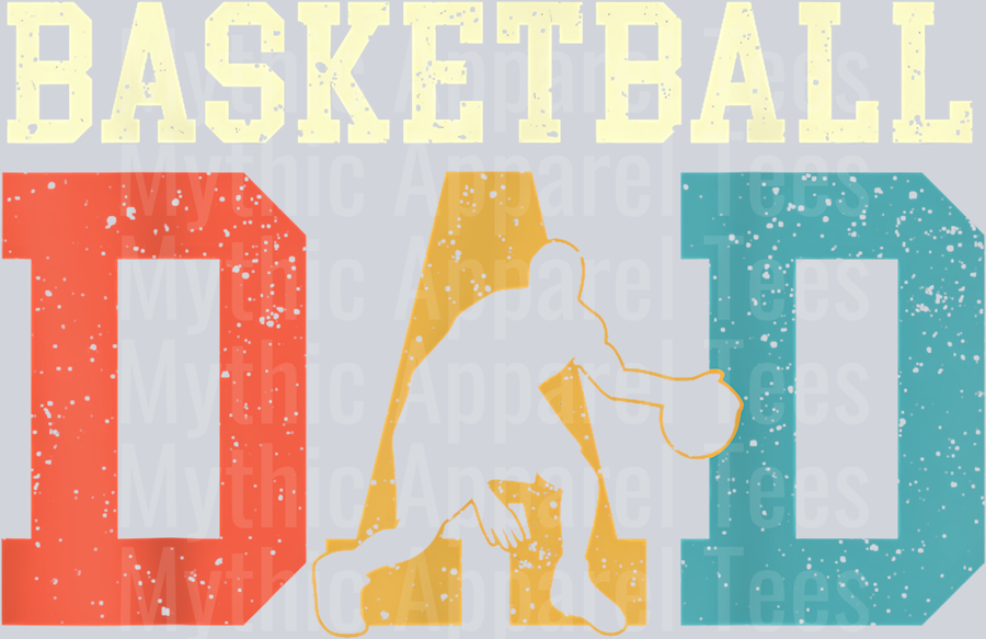 43 Basketball Dad - Fathers Day Game Trainer Ball Sports Lover T-Shirt