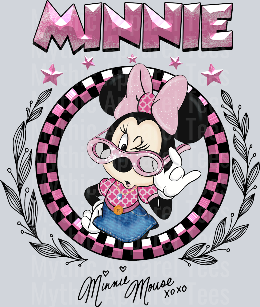 Minnie 2 Disney Classic Portrait with Signature Disney Classic