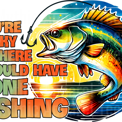 Fishing DTF Transfer