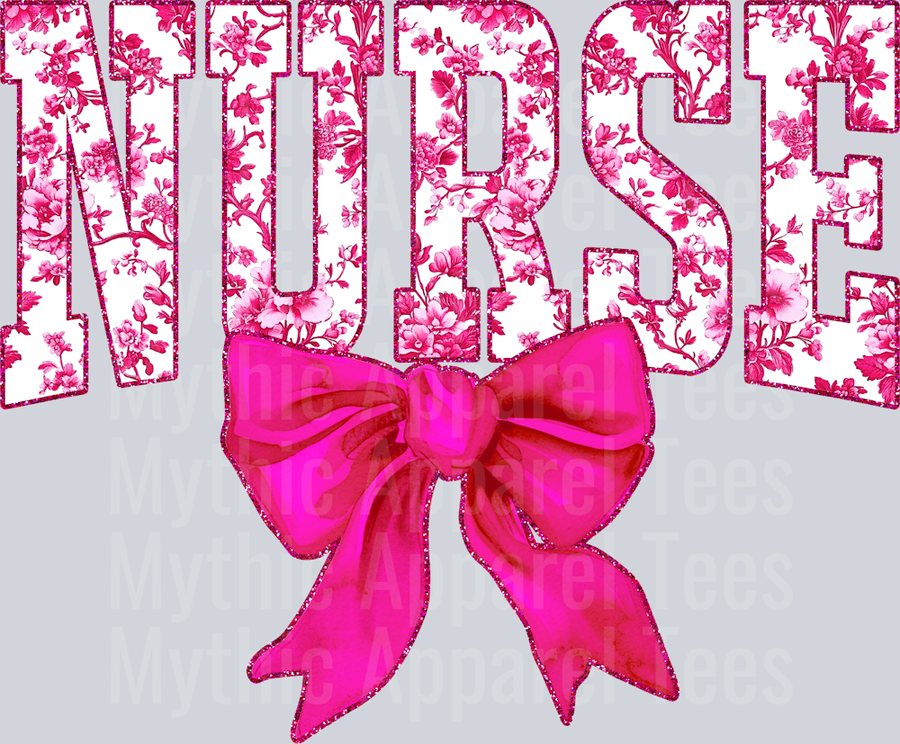 Pink Toile Nurse