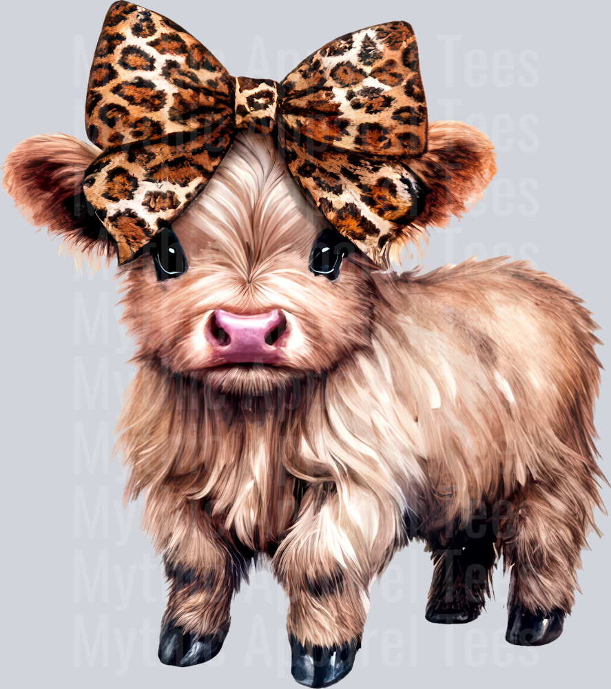 Boojee Highland Cow 7 DTF Boojee Highland Cow Transfers
