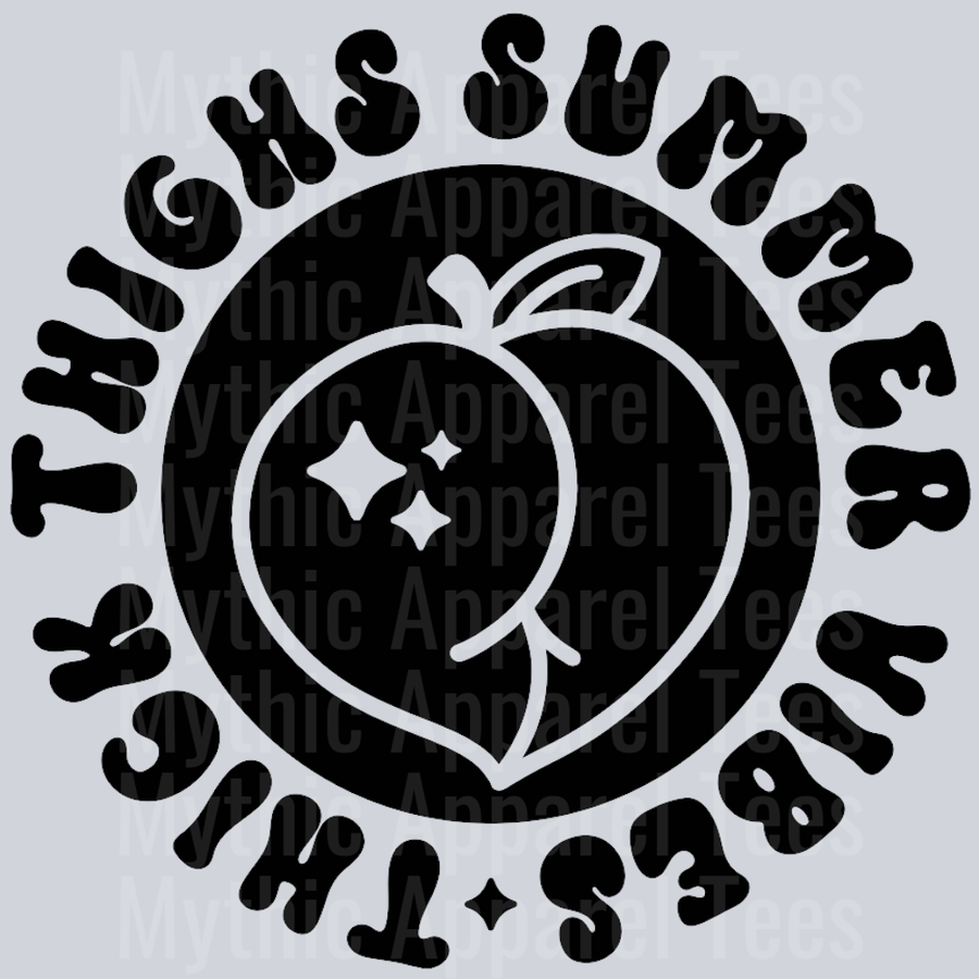 Thick Thighs Summer Vibes Pocket