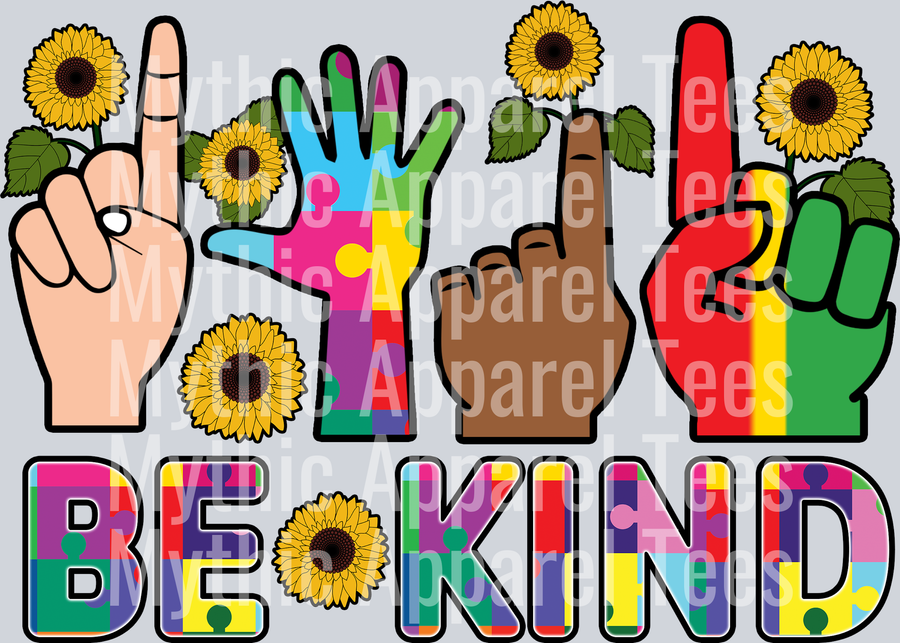 be kind flowers hands kindness LGBTQ+ Transfer
