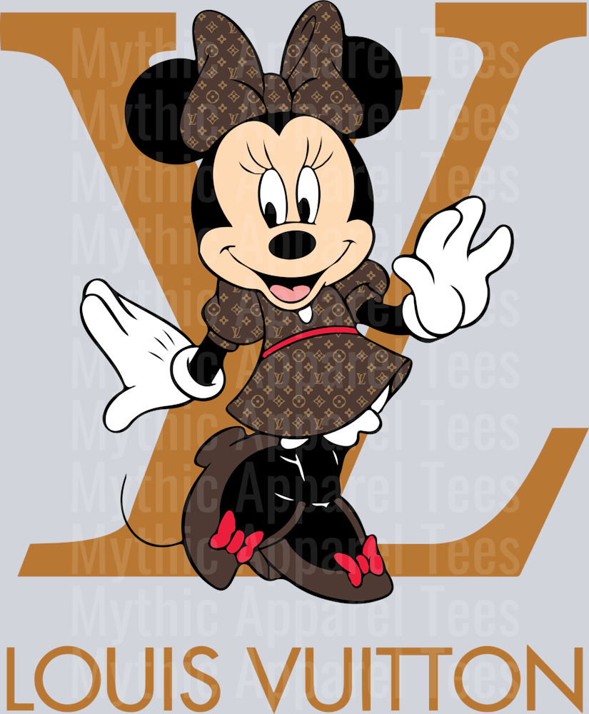 Minnie Mouse 3 Disney LV Shirt DTF Luis Vuitton Transfers