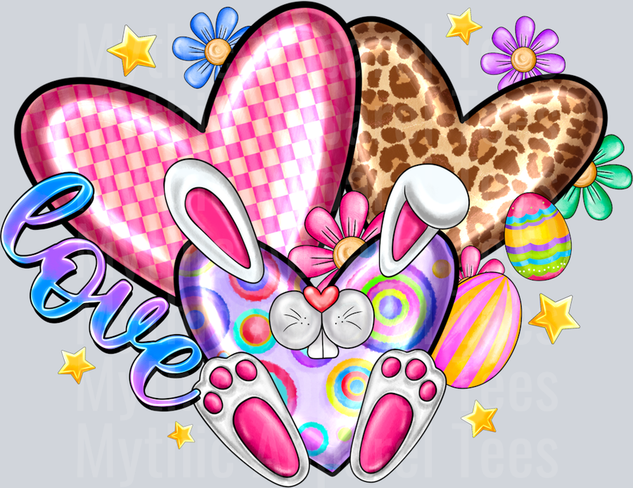 Easter Heart Bunny