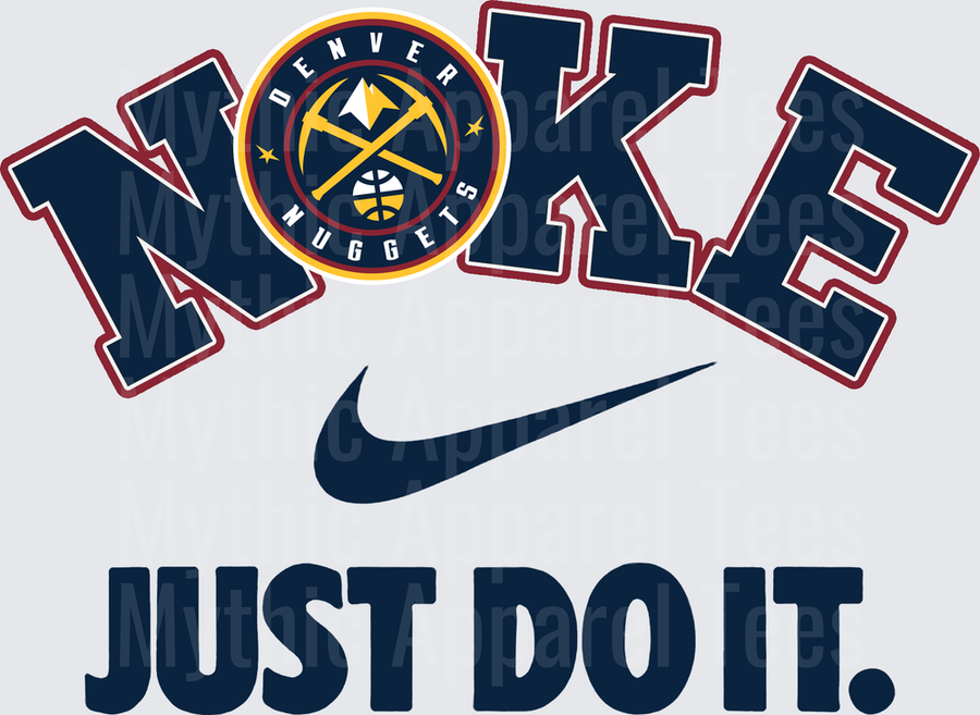 NIKE NBA Teams Denver Nuggets Just Do It Swoosh Logo