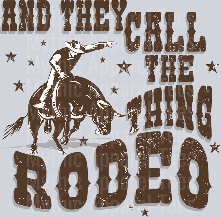 And they call the thing rodeo DTF Western Transfers