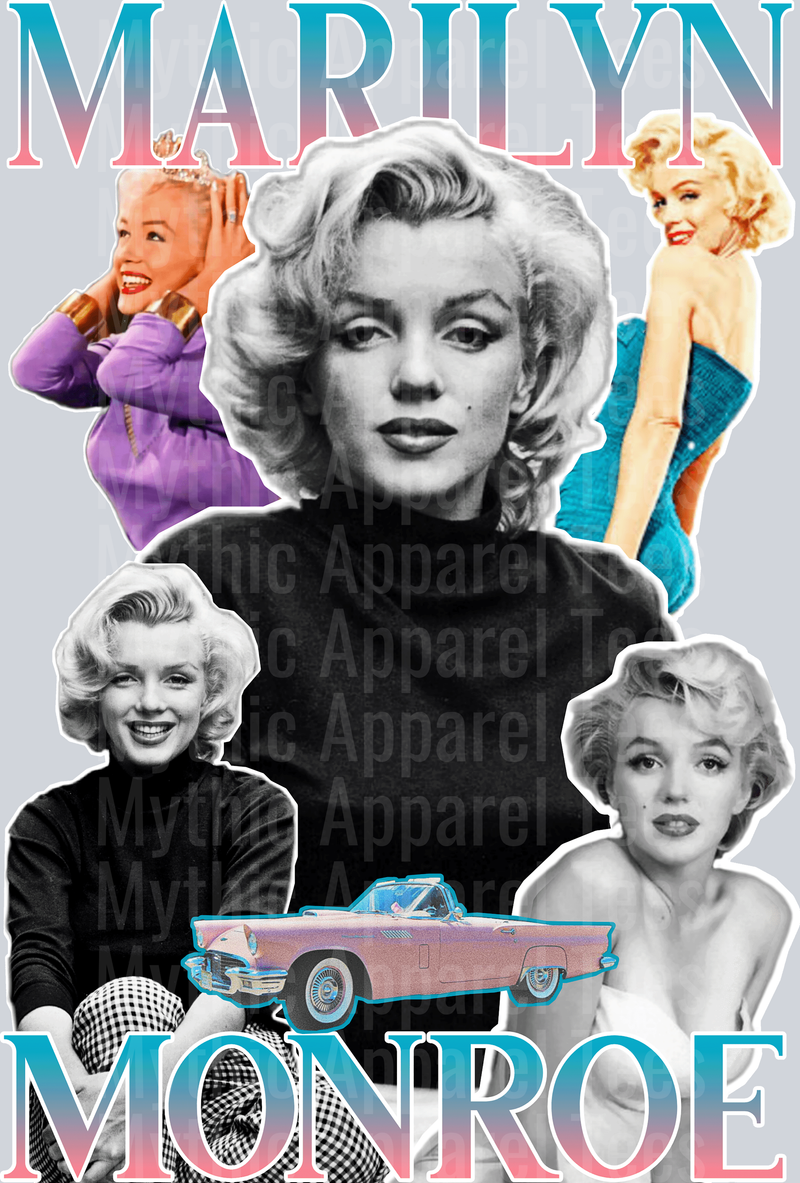 Marilyn Monroe DTF Pop Culture Transfers