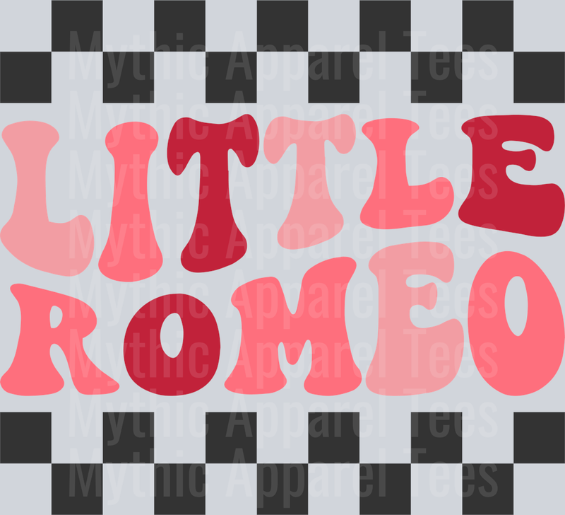Little Romeo RETRO WAVE DTF Valentines Day Transfers