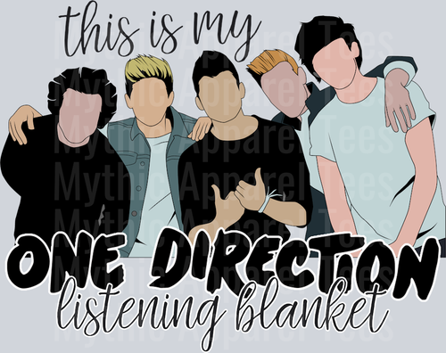 One diection Blanket Plain