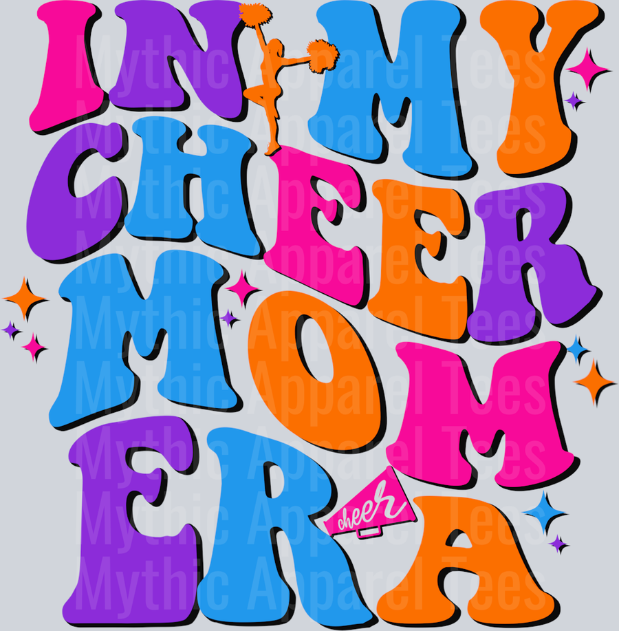 In My Cheer Mom Era DTF Cheer Mom Transfers