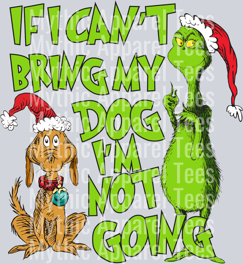 If I cant bring my dog I'm not going