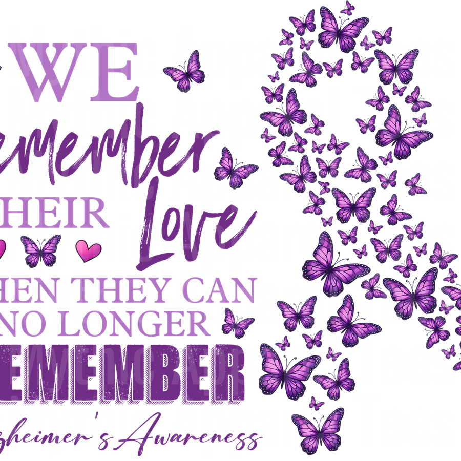 Alzheimer's Awareness DTF Transfer