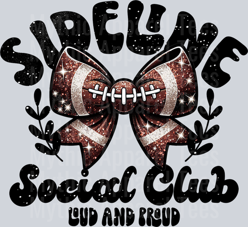 Sideline Social Club Football School Spirit & Sports