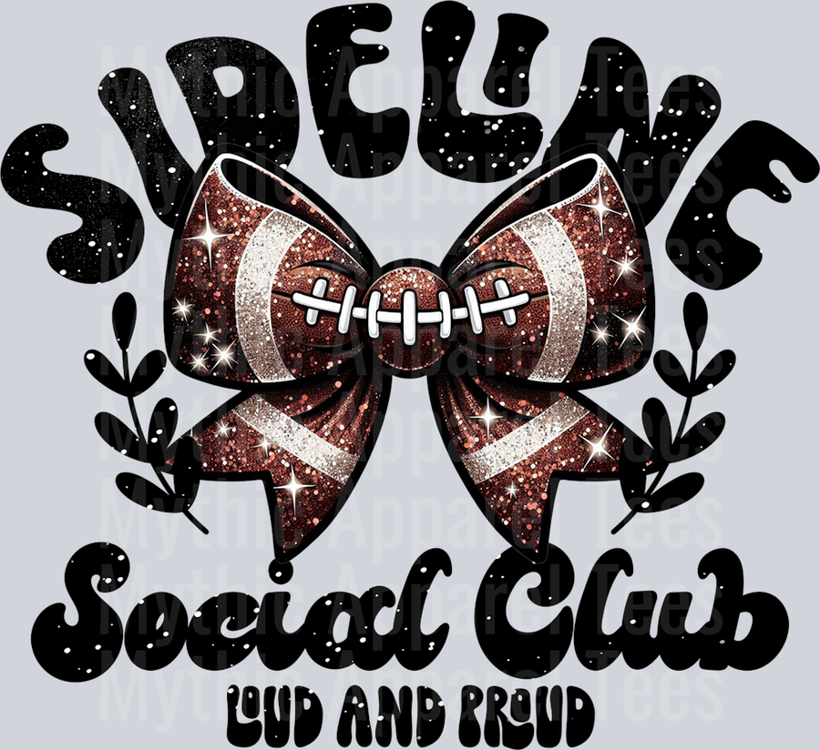Sideline Social Club Football School Spirit & Sports