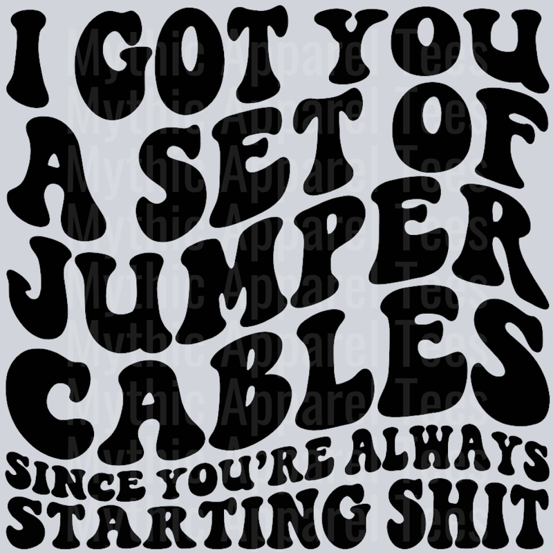 I Got You A Set Of Jumper Cables