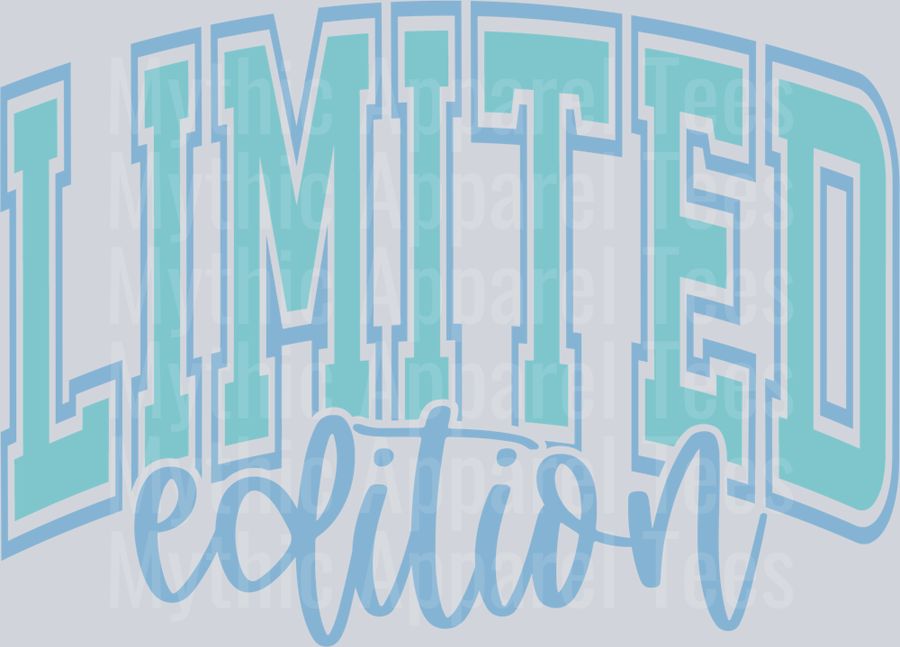 Limited Edition Blue Inspiring Varsity Letters
