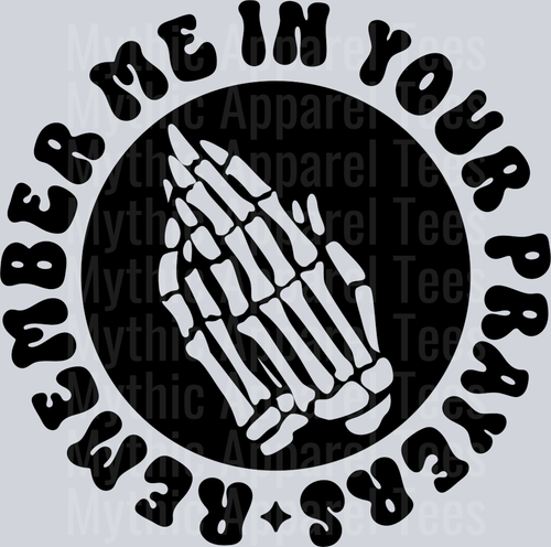 Remember Me In Your Prayers Pocket