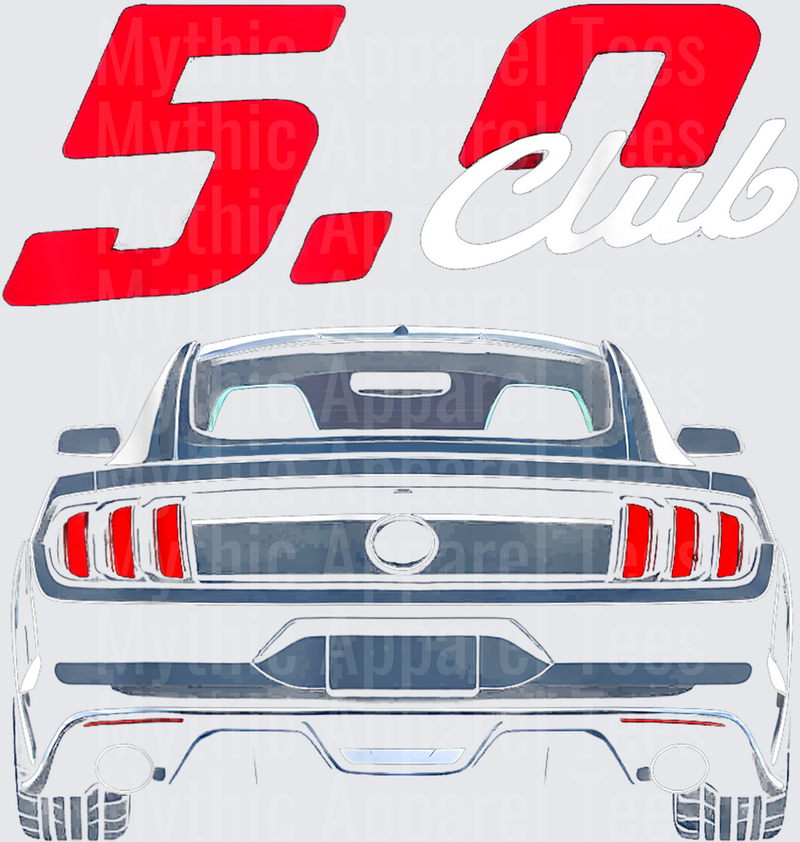 5.0 Coyote V8 Muscle Car Stang American Speed Power T-Shirt