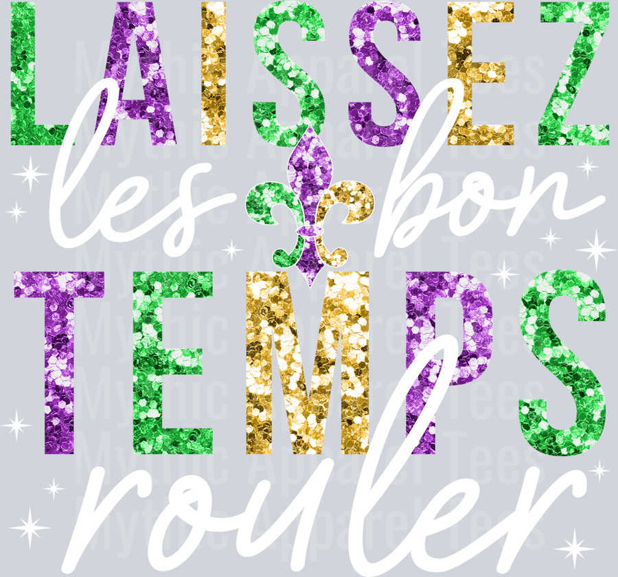 AZ722 Mardi Gras Rhinestone