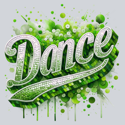 Dance Sequin Green Transfers, Dance Theme, Performance, Dance Quotes, Sequins, Glitter, Dance