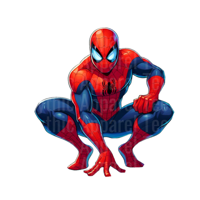 Marvel Super Heroes Spider-Man Crouching Pose Classic Suit