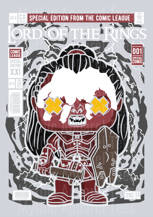 Lurtz Comic Book Cover STYLE DTF Pop Culture Transfers
