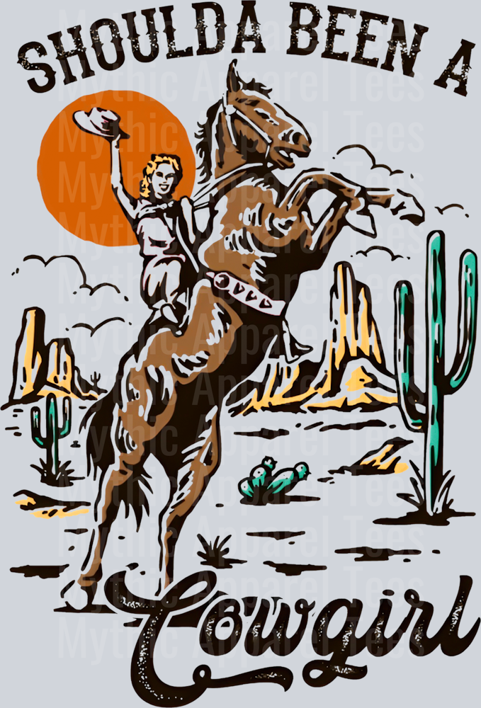 Shoulda been a cowgirl Horse Western