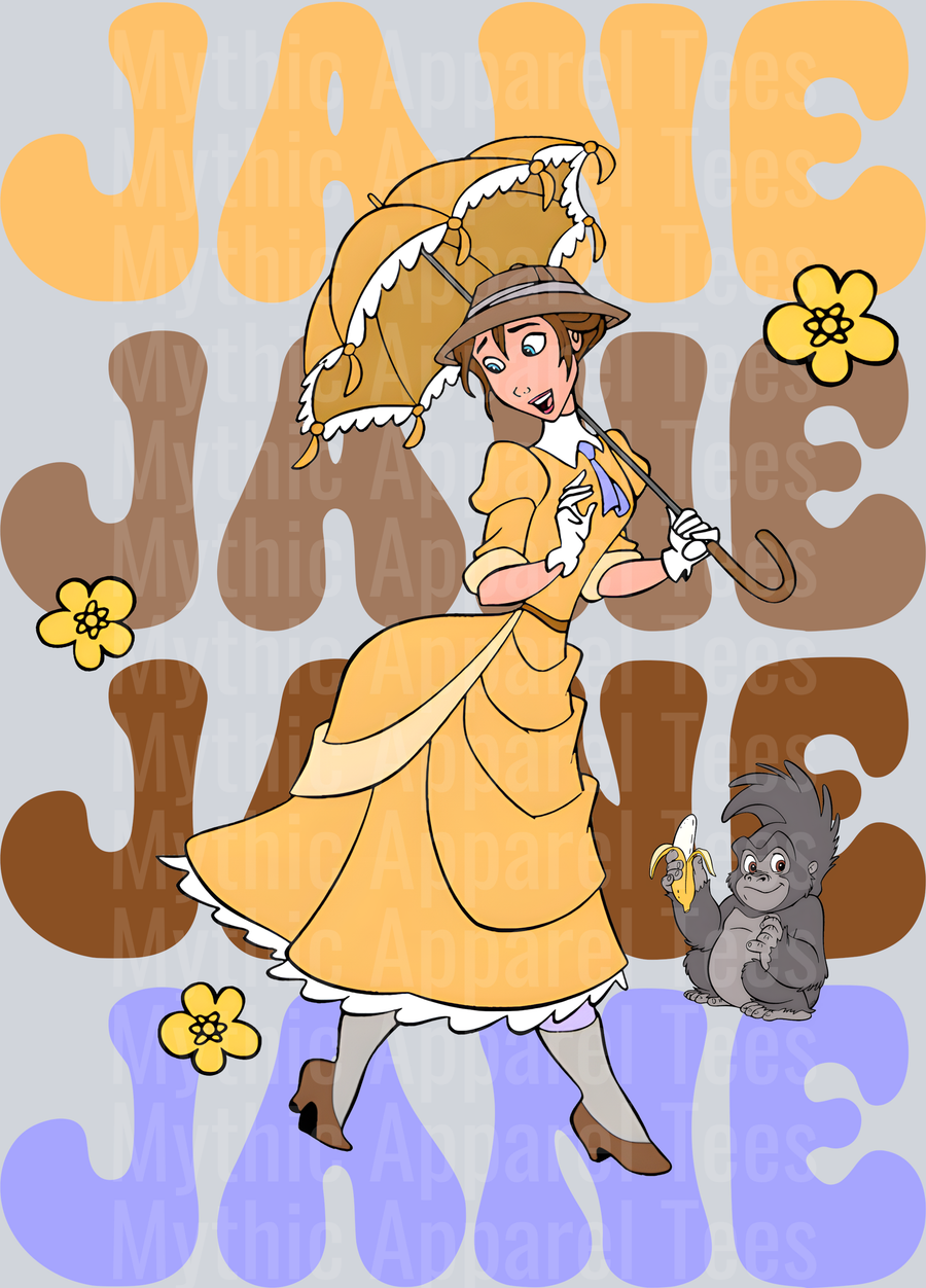 Jane Tarzan DTF Disney Transfers