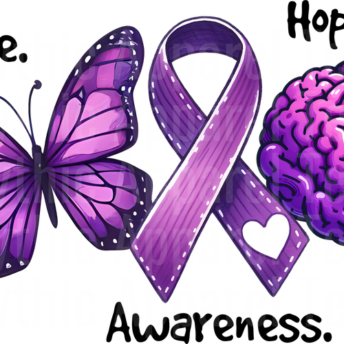 Alzheimer's Awareness DTF Transfer