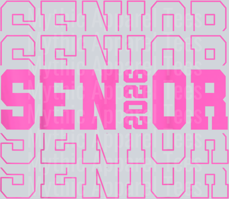 Senior 2026 Class Of 2026 Boys Girls Matching Graduation T-Shirt