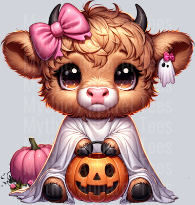 Spooky Highland Cow