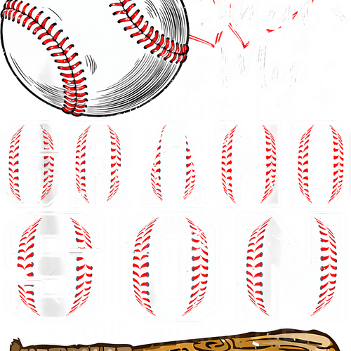 Grandma Grandpa Grandparents Baseball DTF Transfer