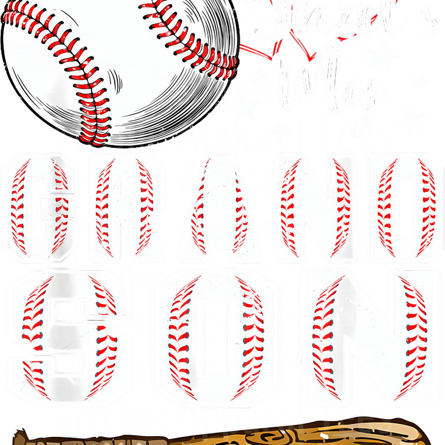 Grandma Grandpa Grandparents Baseball DTF Transfer