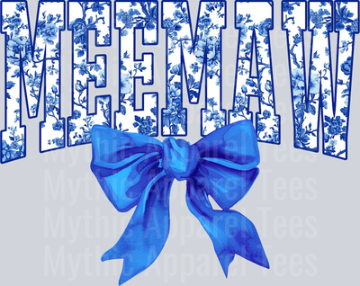 Blue Toile Meemaw