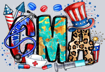 4th Of July CMA 4th of july DTF Patriotic Transfers