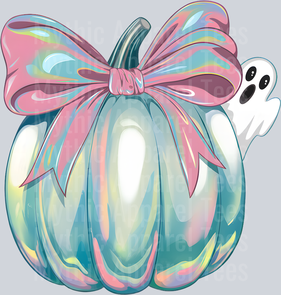 Iridescent 1 Ghost Pumpkin