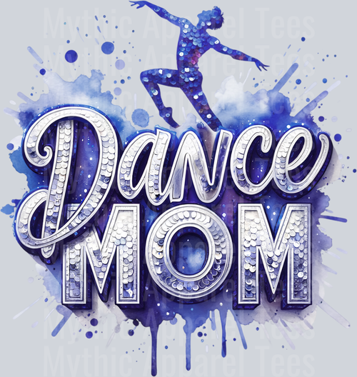 007 Dance Mom Male Dancer Navy Blue DTF Dance Mom Transfers