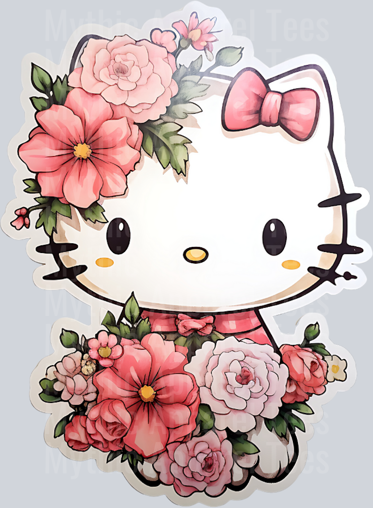 Floral with pink bow  HK Hello Kitty Flowers