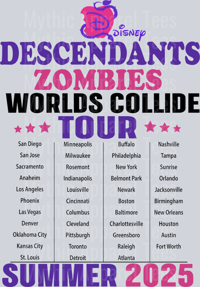 OR 25072025 VTN Descendants Zombies Tour Concert Music Festival back